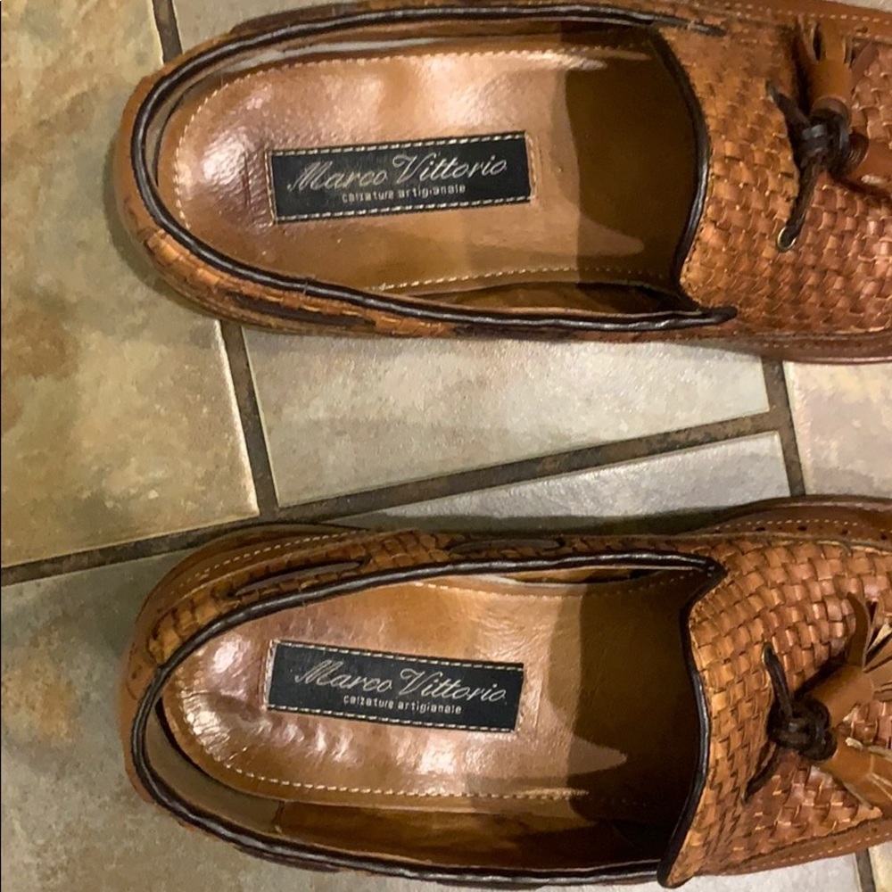 Men’s Marco Vittorio Tassel Wingtip Loafer Size 8 - Picture 7 of 8